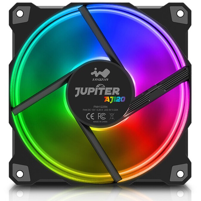 Вентилятор для корпуса InWin Jupiter AJ120 + RGB модуль (Triple pack) - 6139244 - фото 5