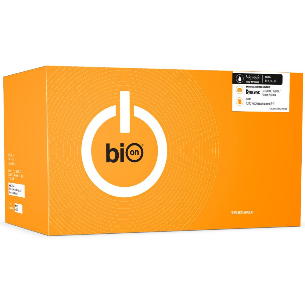 Картридж Bion TK-130 Black - BCR-TK130