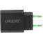 Сетевое зарядное устройство Orient PU-C20W Black - фото 4