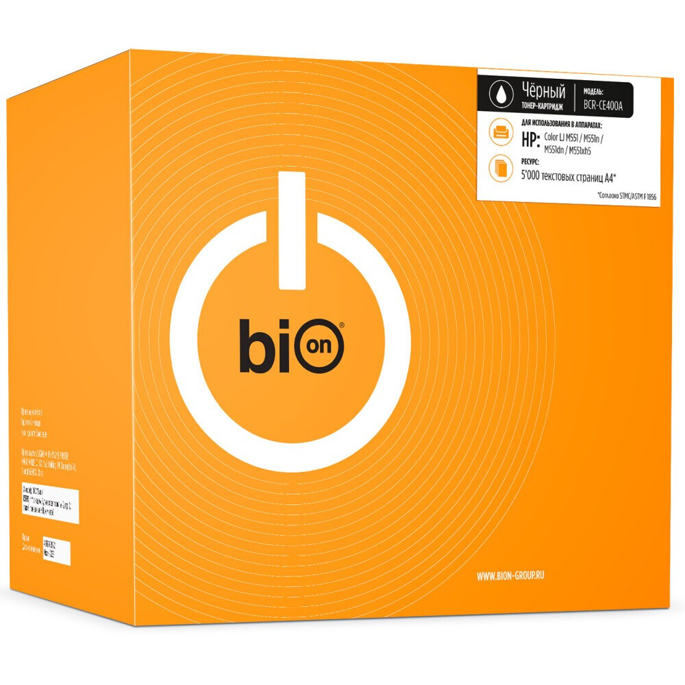 Картридж Bion CE400A Black