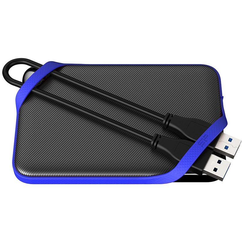 Внешний жёсткий диск 2Tb Silicon Power A62 Blue (SP020TBPHD62SS3B) - фото 2