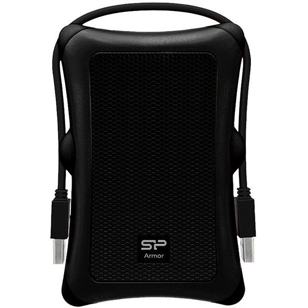 Внешний жёсткий диск 2Tb Silicon Power Armor A30 Black (SP020TBPHDA30S3A)