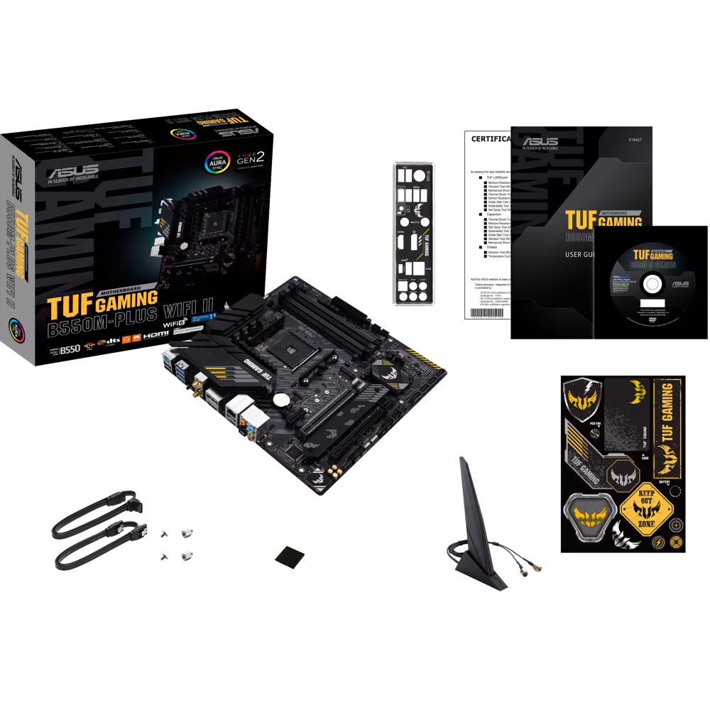 Материнская плата ASUS TUF GAMING B550M-PLUS WIFI II - фото 6