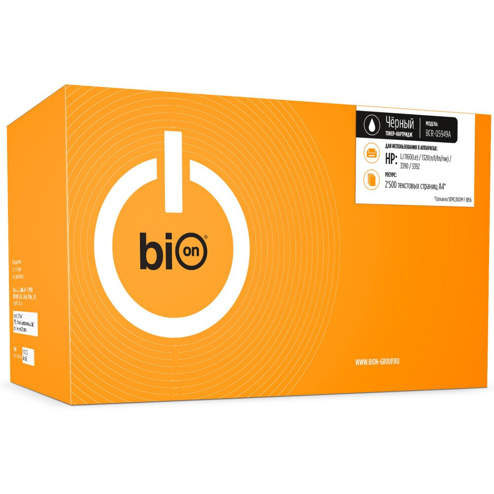 Картридж Bion Q5949A Black