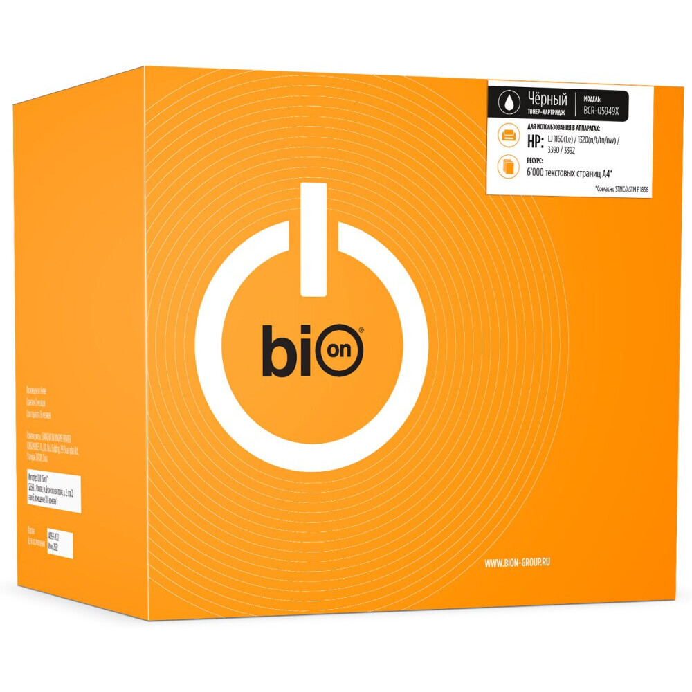 Картридж Bion Q5949X Black