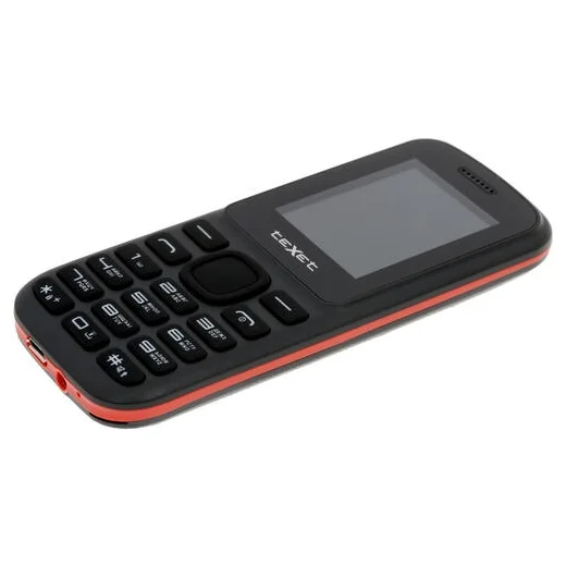 Телефон Texet TM-130 Black/Red - фото 4