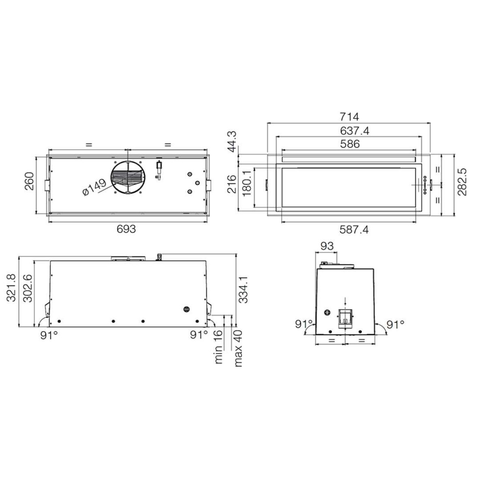 Вытяжка JET AIR PLANE LUX IX/A/72 - PRF0175761 - фото 2