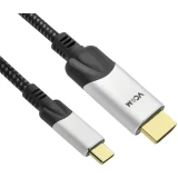 Кабель USB Type-C - HDMI, 1.8м, VCOM CU423MCV-1.8M