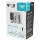 Блок питания для светодиодной ленты Gauss BT501