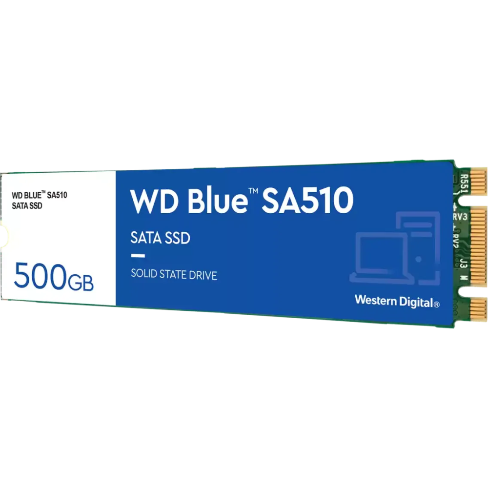 Накопитель SSD 500Gb WD Blue SA510 (WDS500G3B0B) - фото 2
