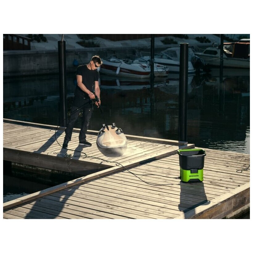 Мойка высокого давления Greenworks GDC40 - 5104507 - фото 5