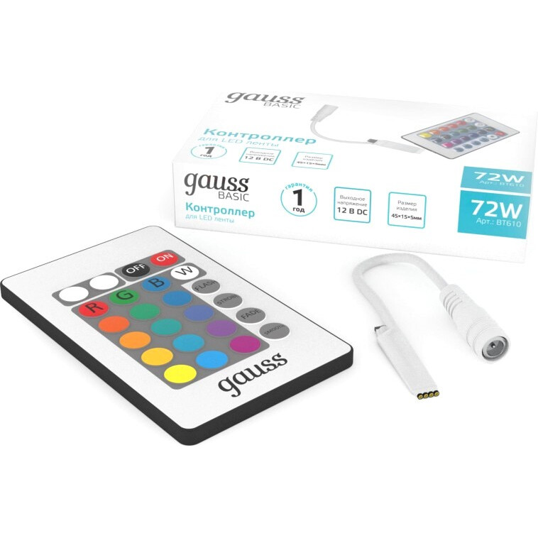 Контроллер для светодиодной ленты Gauss BT610 - фото 3