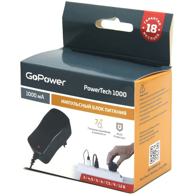 Блок питания для ноутбука GoPower PowerTech 1000 - 00-00015335 - фото 3