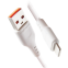 Кабель USB - Lightning, 1м, GoPower GP01L White - 00-00018567
