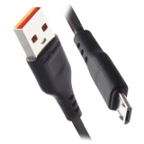 Кабель USB A (M) - microUSB B (M), 1м, GoPower GP01M Black (00-00018564)