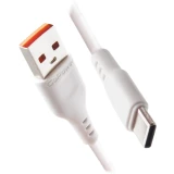 Кабель USB - USB Type-C, 1м, GoPower GP01T White (00-00018565)