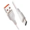 Кабель USB - USB Type-C, 1м, GoPower GP01T White - 00-00018565
