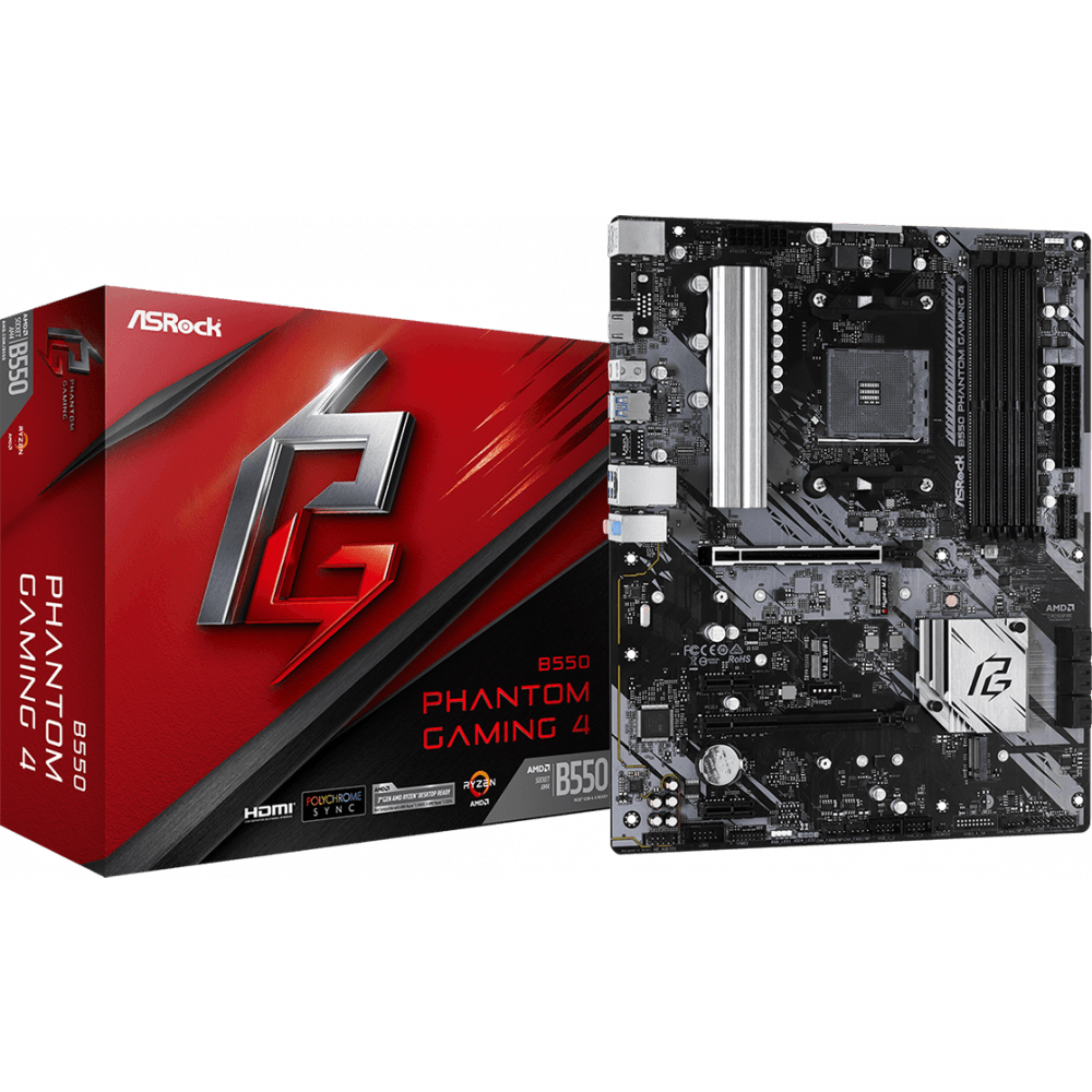 Материнская плата ASRock B550 Phantom Gaming 4 - фото 5