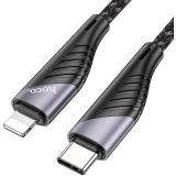 Кабель USB Type-C - Lightning, 1.2м, HOCO U95 Black (HC-41462) (6931474741462)
