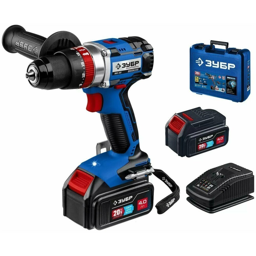 Дрель-шуруповёрт ЗУБР DBS-201-42