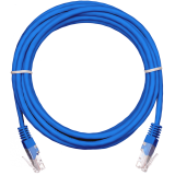 Патч-корд NETLAN EC-PC4UD55B-BC-PVC-015-BL-10, 1.5м, 10 шт.