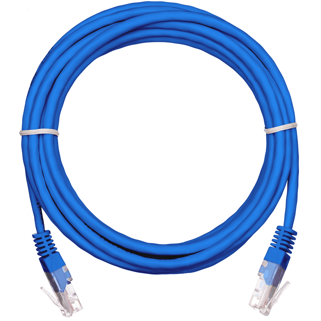 Патч-корд NETLAN EC-PC4UD55B-BC-PVC-015-BL-10, 1.5м, 10 шт.