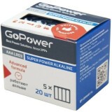Батарейка GoPower (AAA, 20 шт) (00-00017749)