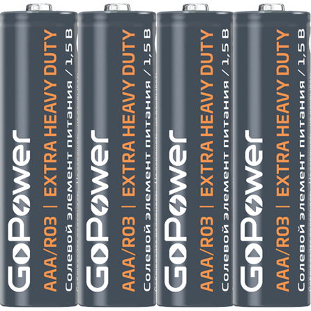 Батарейка GoPower (AAA, 4 шт.) (00-00015593)