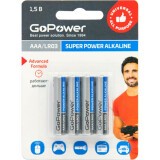 Батарейка GoPower (AAA, 4 шт.) (00-00015602)