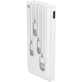 Внешний аккумулятор Perfeo Powerbank Absolute 10000mAh White (PF_B4879)