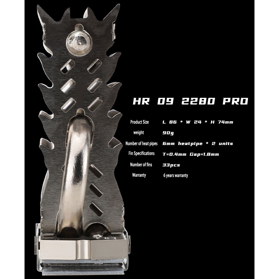 Радиатор для SSD M.2 Thermalright HR-09 2280 PRO - HR-09-2280-PRO - фото 9