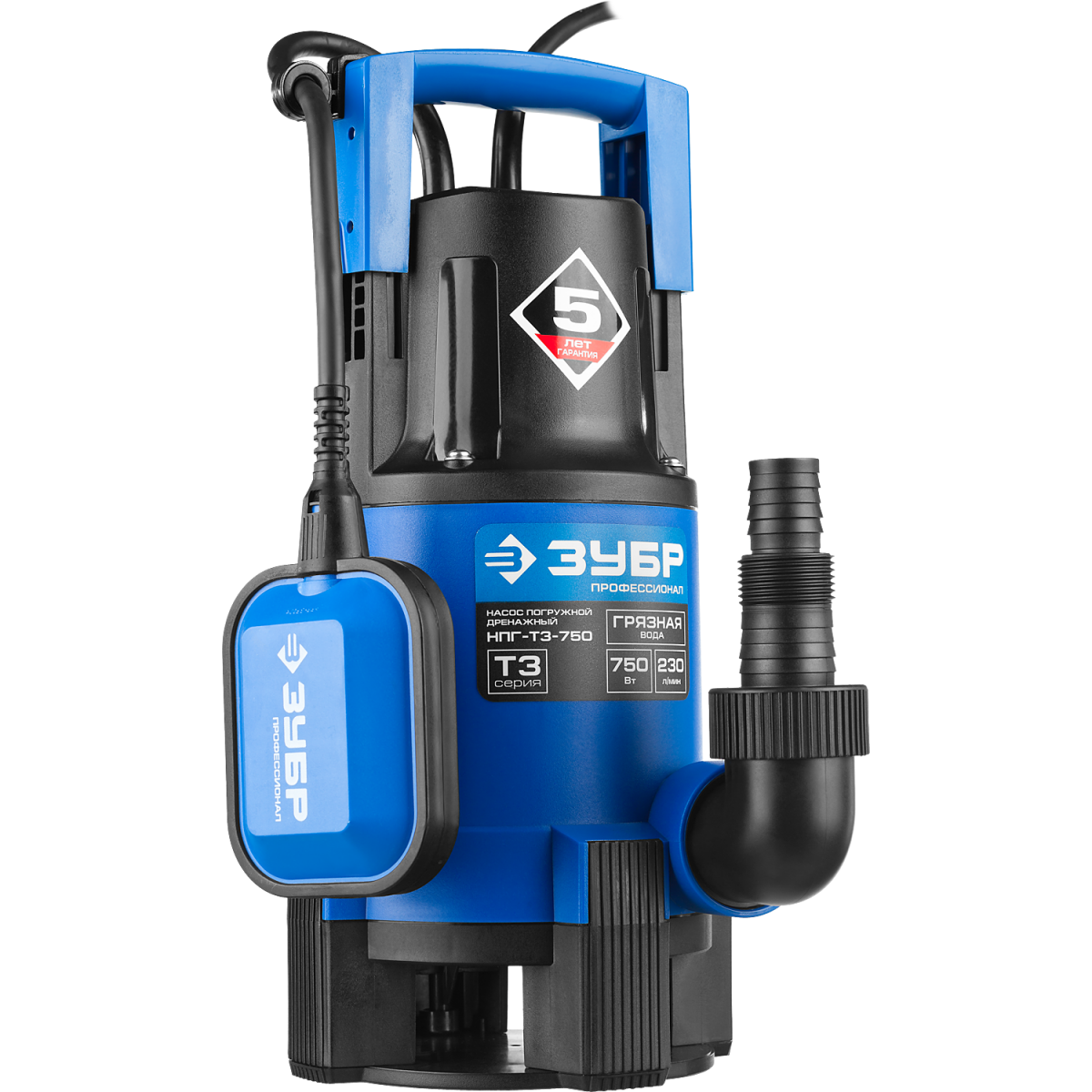 Насос ЗУБР НПГ-Т3-750
