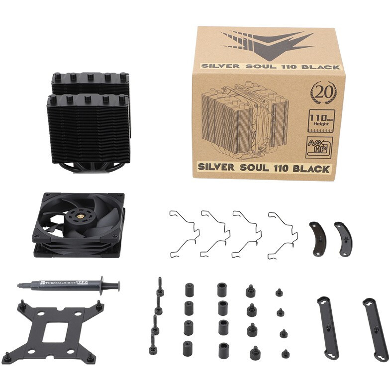 Кулер Thermalright Silver Soul 110 Black - SILVER-SOUL-110-BL - фото 5