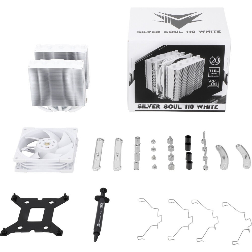 Кулер Thermalright Silver Soul 110 White - SILVER-SOUL-110-WH - фото 9