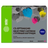 Картридж Cactus CS-EPT04A340 Magenta