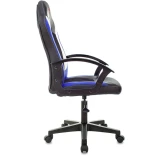 Игровое кресло Бюрократ Zombie 11LT Black/Blue (ZOMBIE 11LT BLUE)