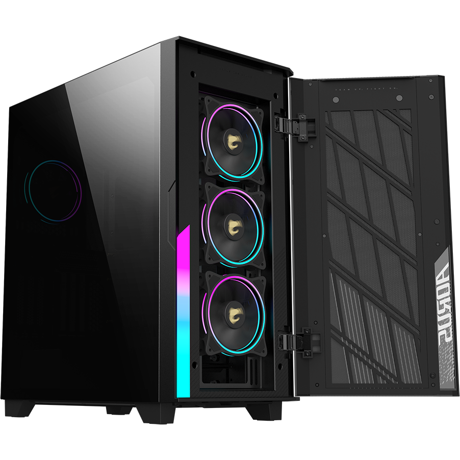 Корпус Gigabyte AORUS C500 Glass Black - GB-AC500G - фото 2