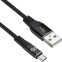 Кабель USB A (M) - microUSB B (M), 0.15м, Digma MICROUSB-0.15M-BLK