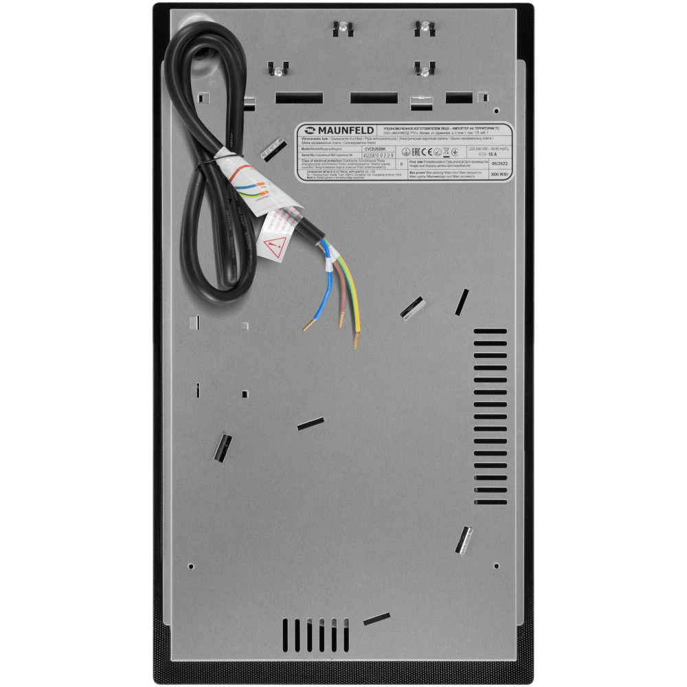 Электрическая варочная панель MAUNFELD CVCE292BK - КА-00017384 - фото 2