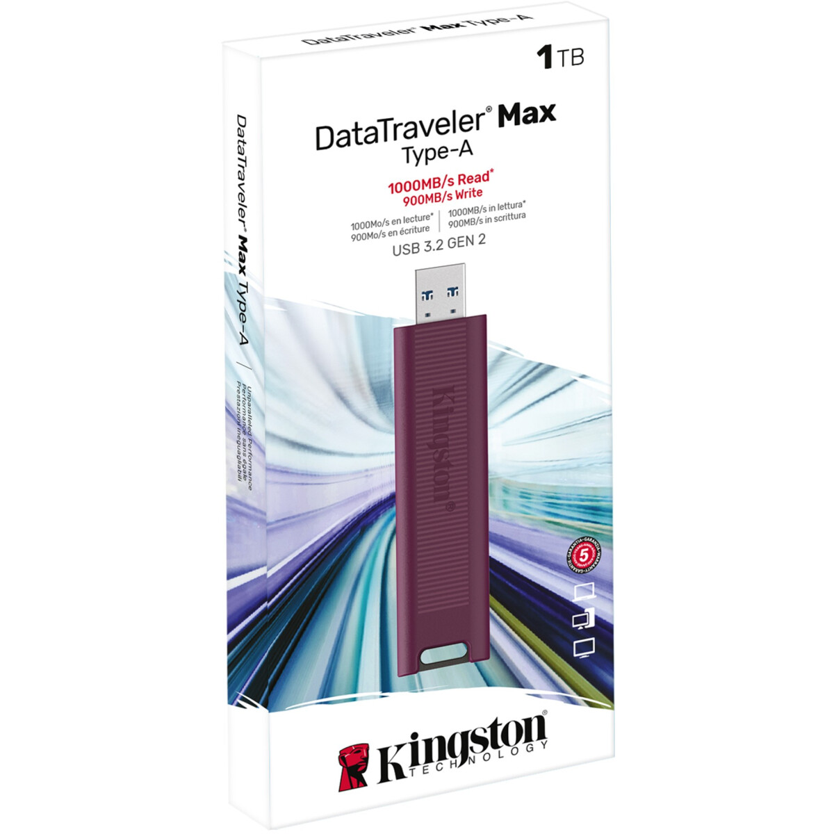 USB Flash накопитель 1Tb Kingston DataTraveler MaxA (DTMAXA/1TB) - фото 3