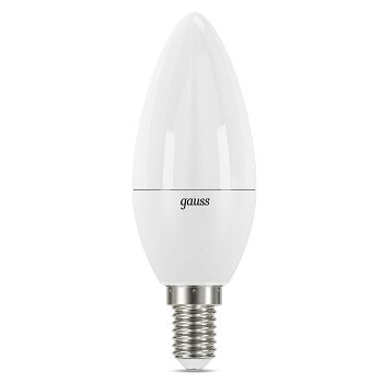Светодиодная лампочка Gauss C37 3000K (7 Вт, E14) 10 шт. - 103101107-D