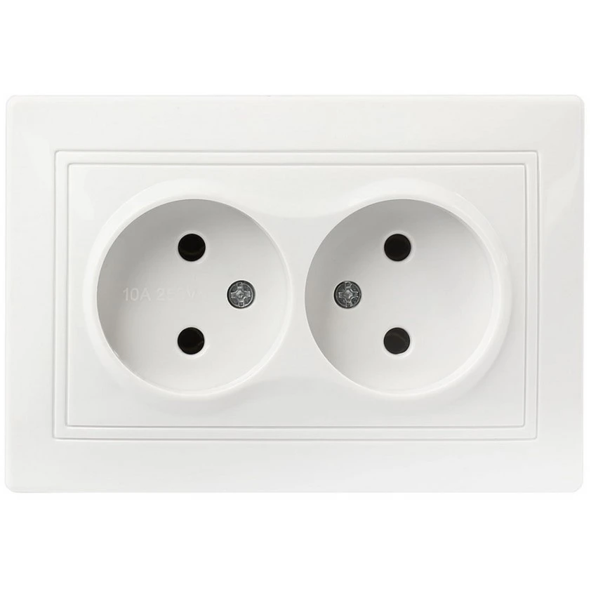 Электрическая розетка SmartBuy Венера SBE-01w-10-S2-N-c
