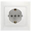 Электрическая розетка SmartBuy Венера SBE-01w-16-S1-1Z