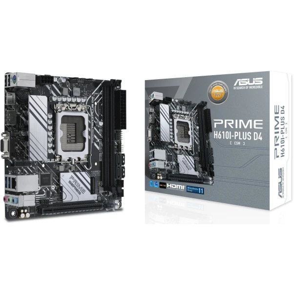 Материнская плата ASUS PRIME H610I-PLUS D4-CSM - фото 5