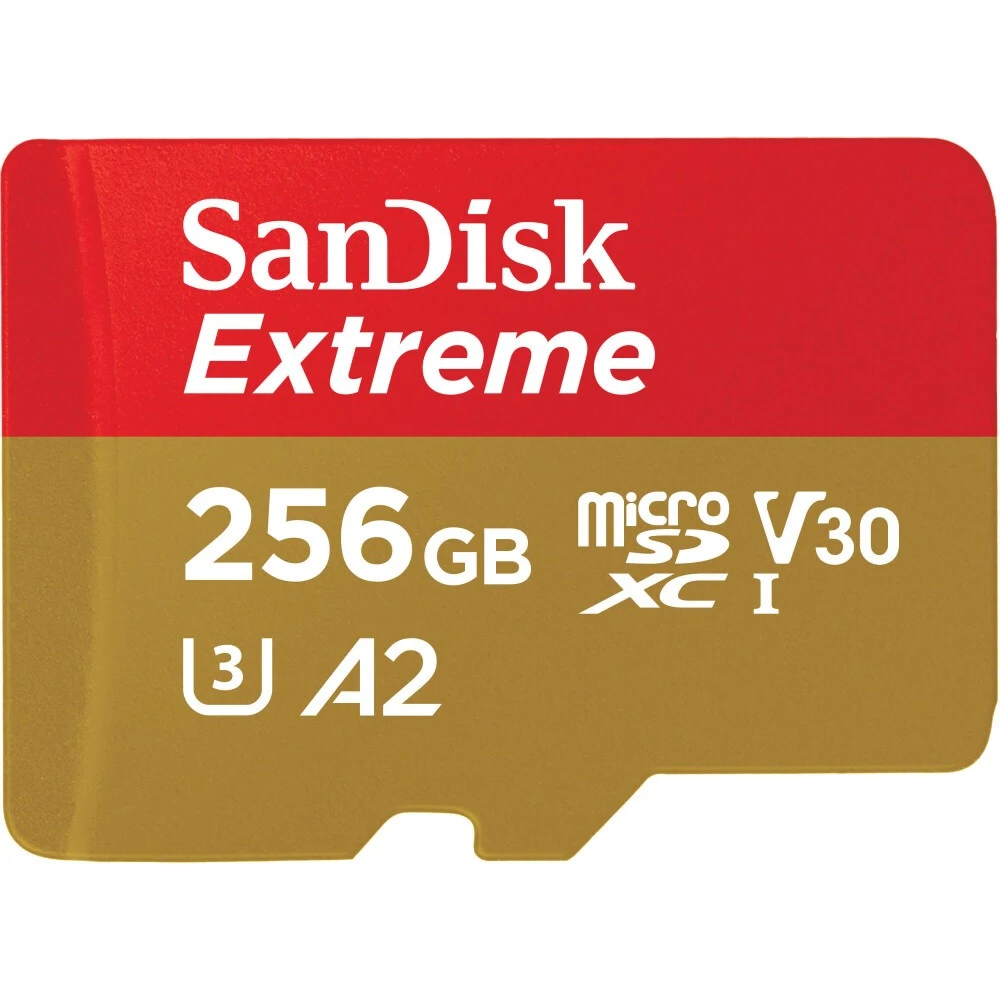 Карта памяти 256Gb MicroSD SanDisk Extreme (SDSQXAV-256G-GN6MN) - фото 2