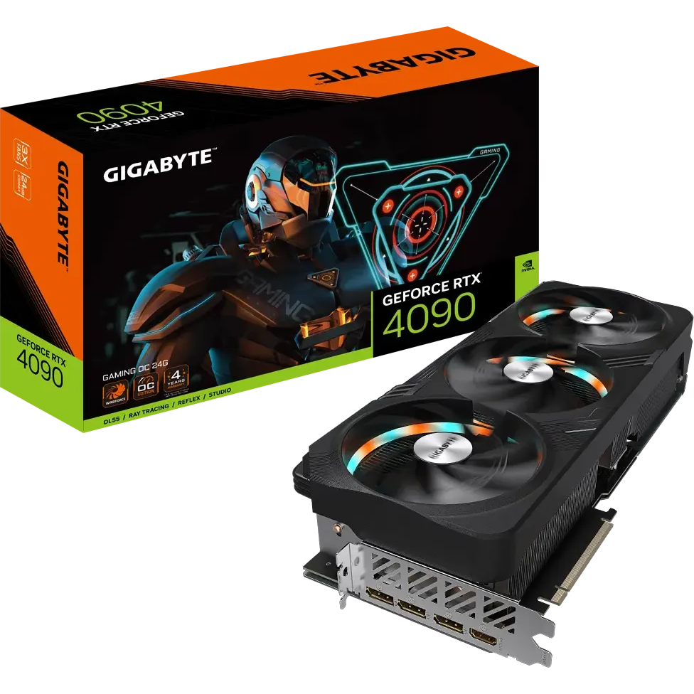 Видеокарта NVIDIA GeForce RTX 4090 Gigabyte 24Gb (GV-N4090GAMING OC-24GD) - фото 7