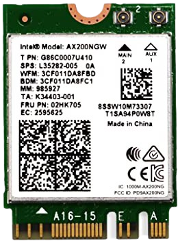 Wi-Fi адаптер Intel AX200.NGWG.NV