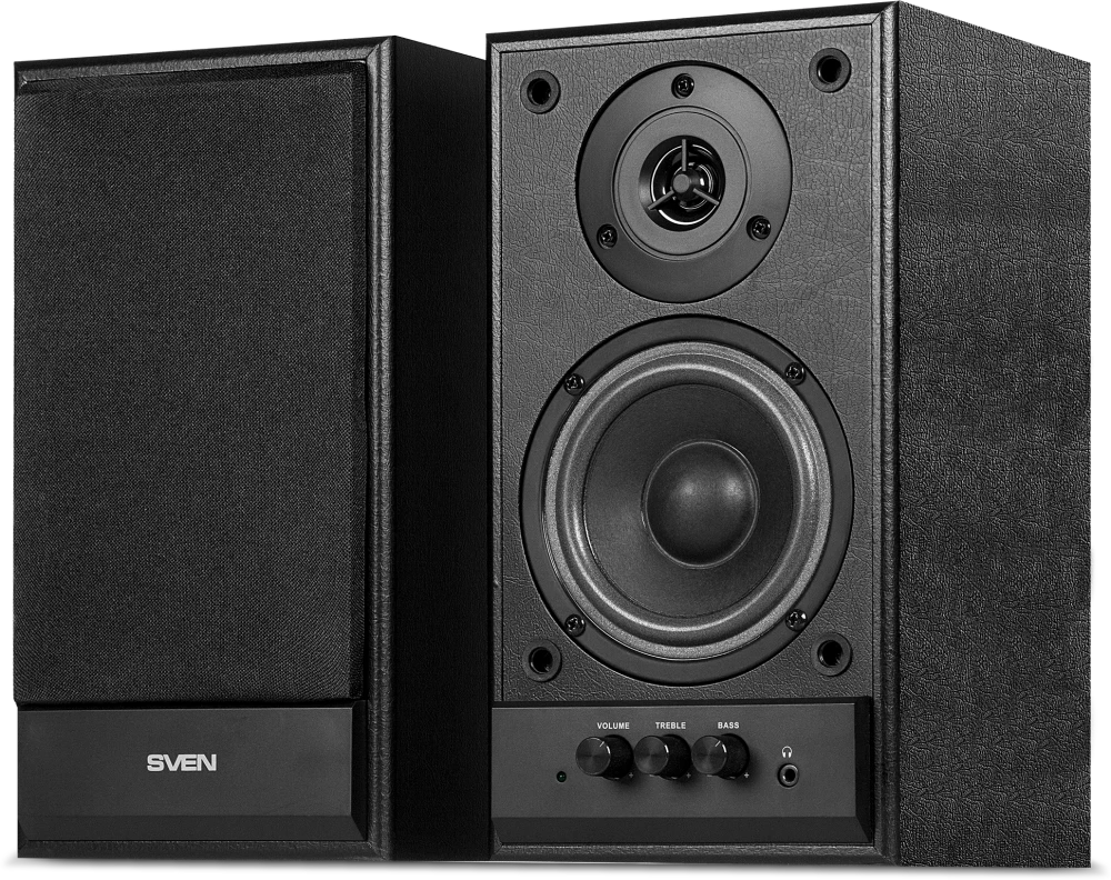 Колонки Sven SPS-702 Black Leather
