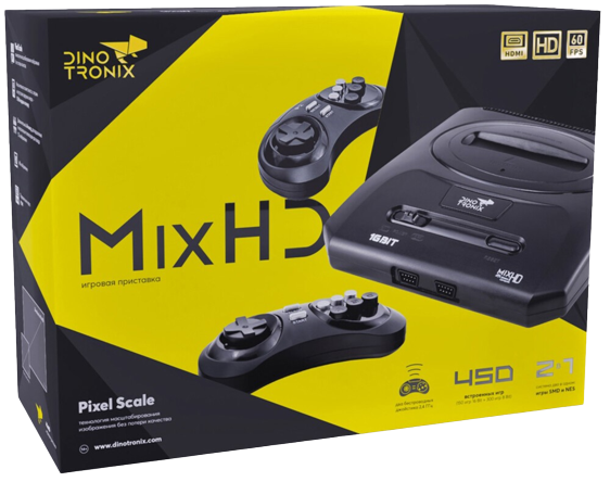 Игровая консоль Dinotronix MixHD (450 встроенных игр)