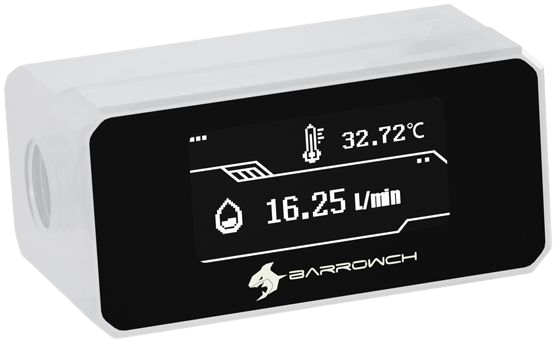 датчик потока и температуры  Barrowch FBFT07 White